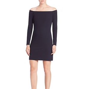 Black off the shoulder dress